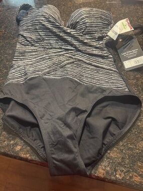 DKNY one piece bathing suit